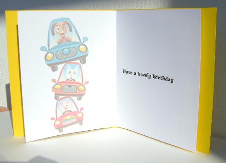 A Racing Birthday Insert by Jennifer Archer