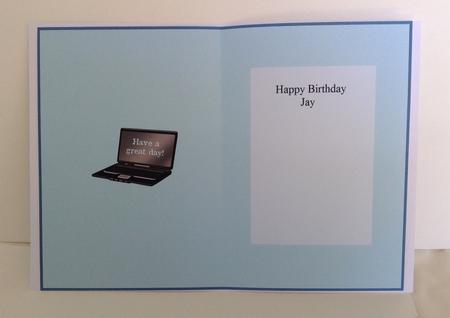 Laptop Birthday Insert by Jennifer Archer