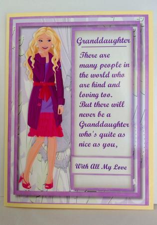 Beautiful Granddaughter with Verses  by Jennifer Archer