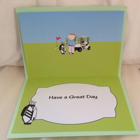 Arthur Plays Golf Insert by Jennifer Archer