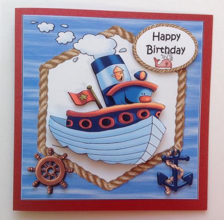 Tug Boat Birthday 2 by Jennifer Archer