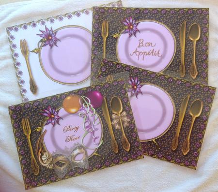 Masquerade and Everyday Placemat Set by Jennifer Archer