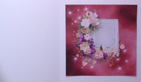 Hearts and Flowers 8x8 Plate Style Insert by Jennifer Archer