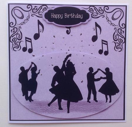 Silhouettes Happy Birthday by Jennifer Archer