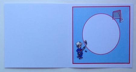 Insert for Hockey Player Card by Jennifer Archer