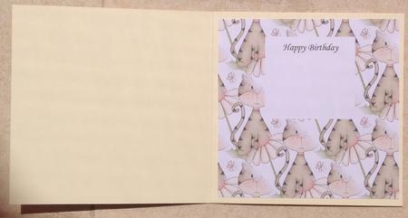Floral Cat Backing Sheet 1 by Jennifer Archer