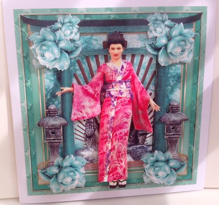 Oriental Kimono Lady Mini Kit by Jennifer Archer