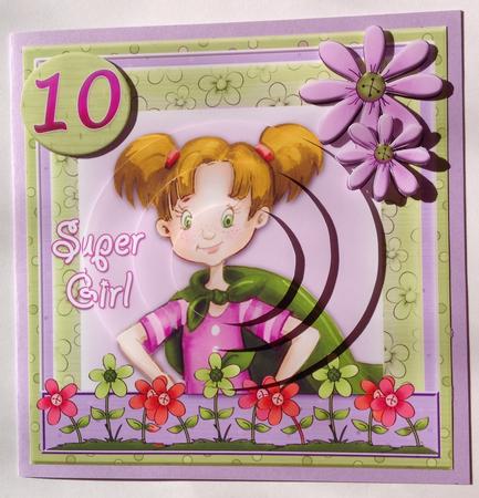 Mini Kit - Sweet Super Girl Birthday- 8, 9,10 Yrs-#5 by Jennifer Archer