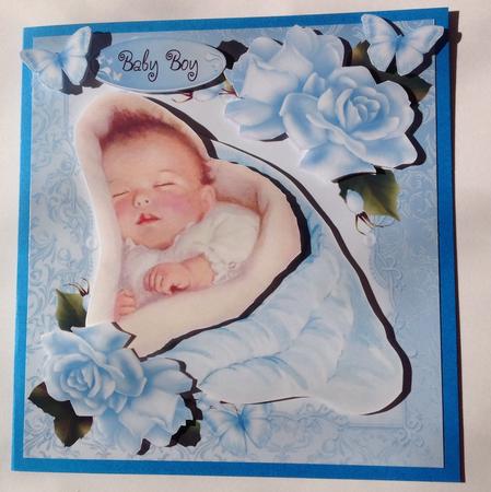 Beautiful Baby Boy 8x8 Mini Kit by Jennifer Archer