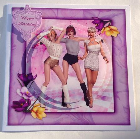 Here Come the Girls! Dance Divas 8x8 Mini Kit by Jennifer Archer