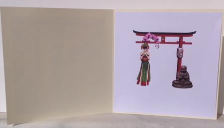 Asian Scene Card Insert by Jennifer Archer
