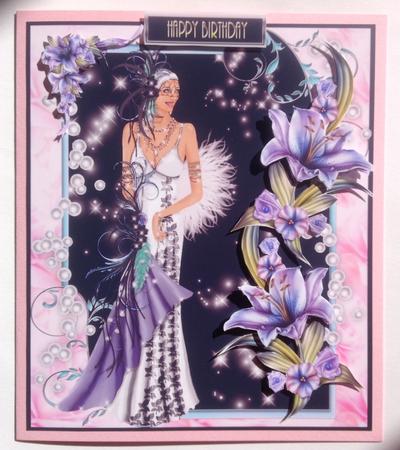 Stunning Flapper Lady No 20 Mini Kit by Jennifer Archer