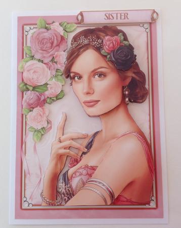 Art Deco Lady Athena Light Pink 4 Sheet Mini Kit by Jennifer Archer