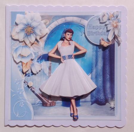 1950's Lady Blue Moon Rising Mini Kit by Jennifer Archer