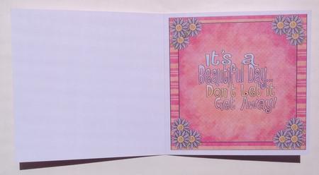 Pink Its a Beautiful Day Insert 1 by Jennifer Archer