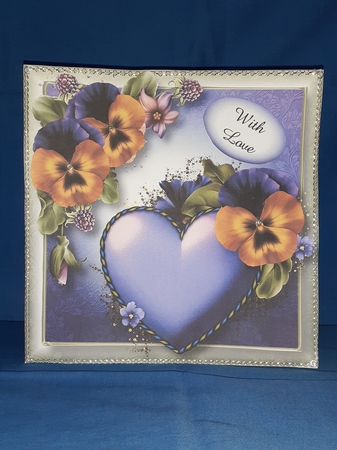 Fancy Hearts Square Bumper Kit by Jenny Caldwell