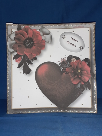 Fancy Hearts Square Bumper Kit by Jenny Caldwell