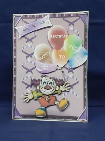 Birthday Clown by Jenny Caldwell