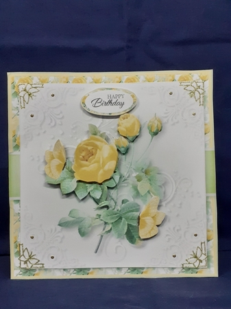 Vintage Flowers and Butterflies 7 by Jenny Caldwell