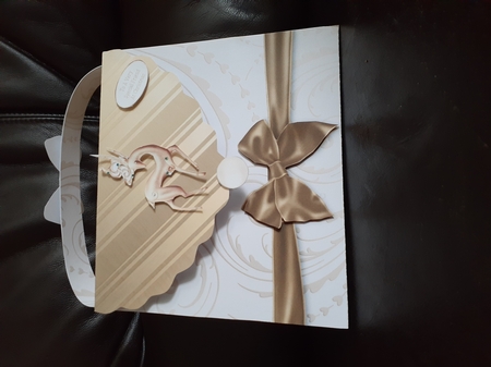 Golden Handbag Gift Bag Kit by Jenny Caldwell