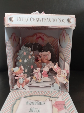 A Christmas Tale 3 Exploding Box Surprise Kit. by Jenny Caldwell