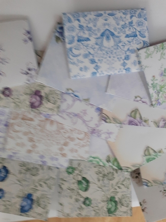 Green Themed Mini Envelopes by Jenny Caldwell