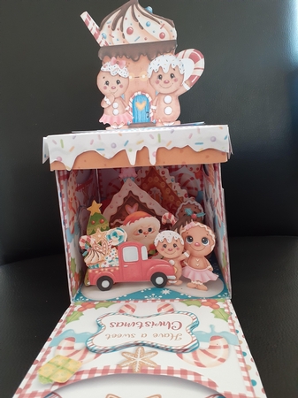 Baking Spirits Bright Exploding Box Surprise Kit by Jenny Caldwell