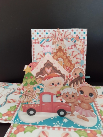 Baking Spirits Bright Exploding Box Surprise Kit by Jenny Caldwell
