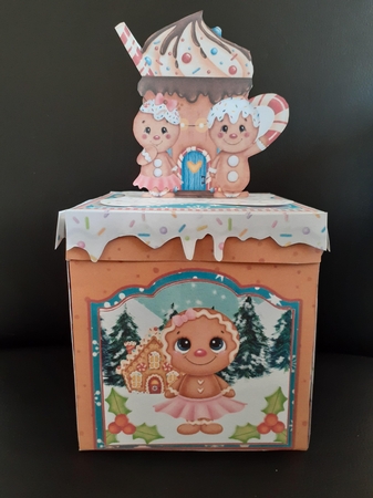 Baking Spirits Bright Exploding Box Surprise Kit by Jenny Caldwell