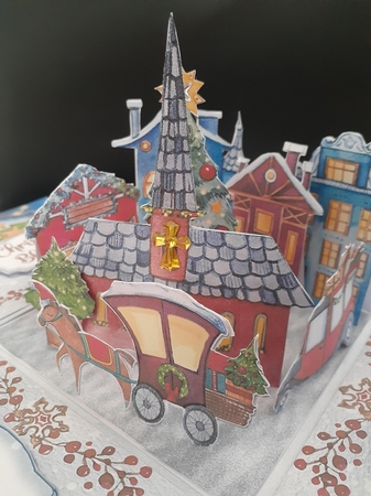 Weihnachtsmarkt Exploding Box Surprise Kit by Jenny Caldwell