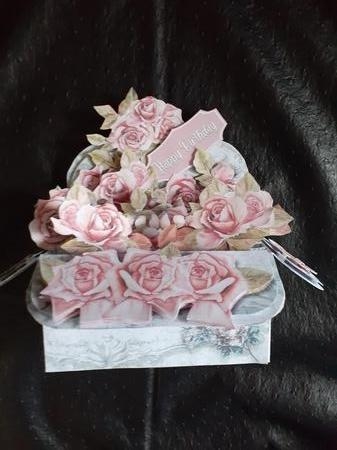 A Box full of Roses - Pop Up Box - Multi Occasions by Jenny Caldwell