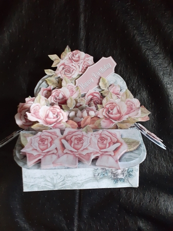 A Box full of Roses - Pop Up Box - Multi Occasions by Jenny Caldwell
