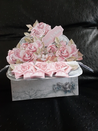 A Box full of Roses - Pop Up Box - Multi Occasions by Jenny Caldwell