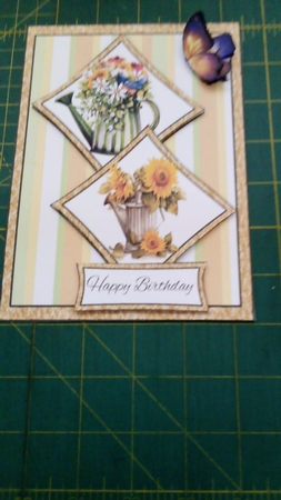 Two Squares Flower jug 2 by Jenny Caldwell