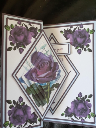 DFB Purple rose by Jenny Caldwell