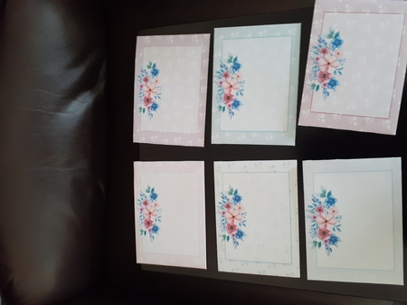 6 Floral Bouquet C6 Envelopes for Cards and Stationery by Jenny Caldwell