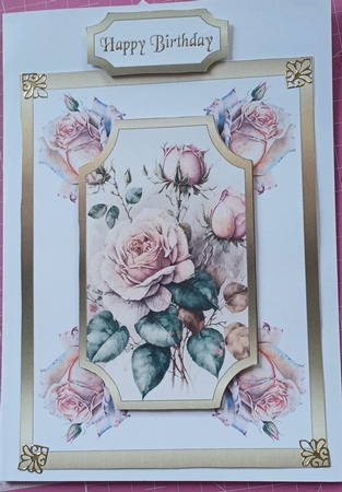 Antique rose 5x7 by Jenny Caldwell