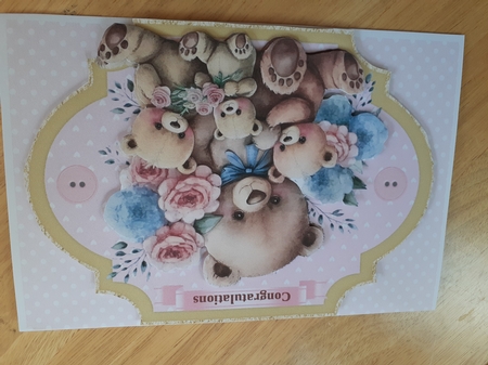 Bears for baby girl by Jenny Caldwell