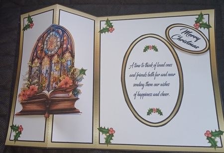 FB Stained glass Window & Bible by Jenny Caldwell