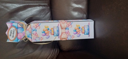 Cracker bottle boxes Birthday Balloons by Jenny Caldwell