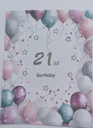 Rectangle Balloons Card Toppers by Jenny Caldwell