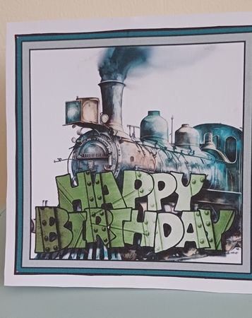 Twist & pop Steam engine by Jenny Caldwell