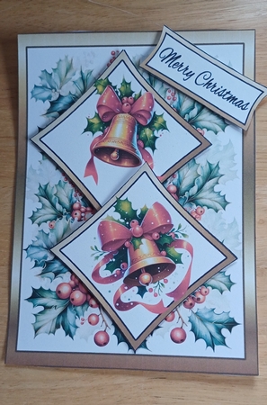 Two squares Bells ring out by Jenny Caldwell