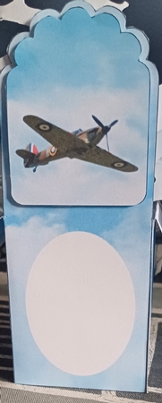 Pop Up Box Card AIRCRAFT Mini Kit by Jenny Caldwell