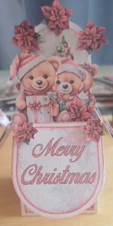 Christmas Bear Pop-Up Box Mini Kit  by Jenny Caldwell