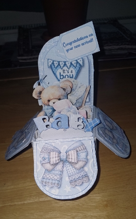 Its a Boy - Pop Up Box by Jenny Caldwell