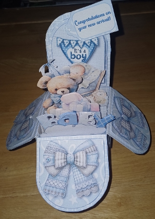 Its a Boy - Pop Up Box by Jenny Caldwell