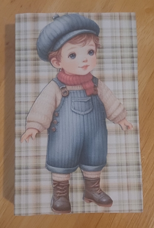 Vintage Boys Cuts Outs / Fussy Cuts by Jenny Caldwell