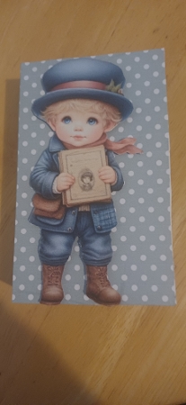 Vintage Boys Cuts Outs / Fussy Cuts by Jenny Caldwell