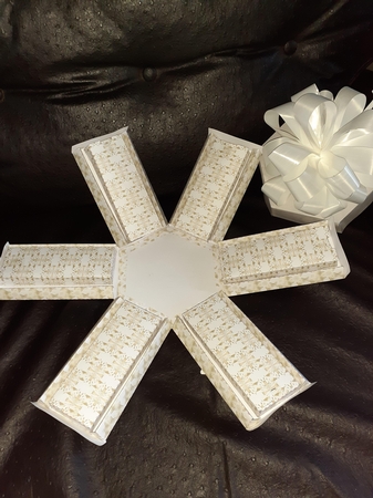 Gold and White Paper Kit by Jenny Caldwell